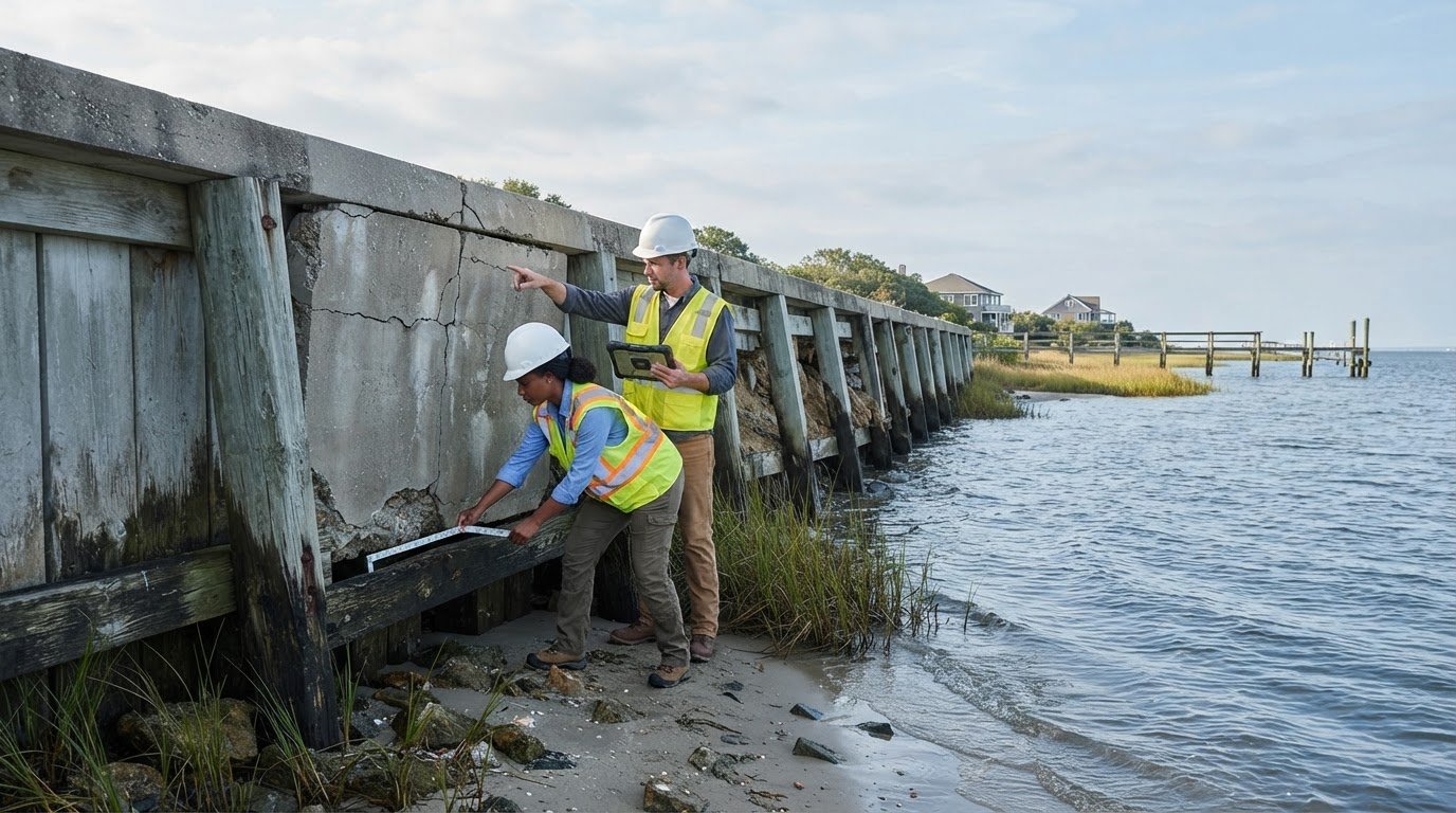 Seawall Repair on the North Carolina Coast: A Practical Guide to Damage, Options, and Next Steps